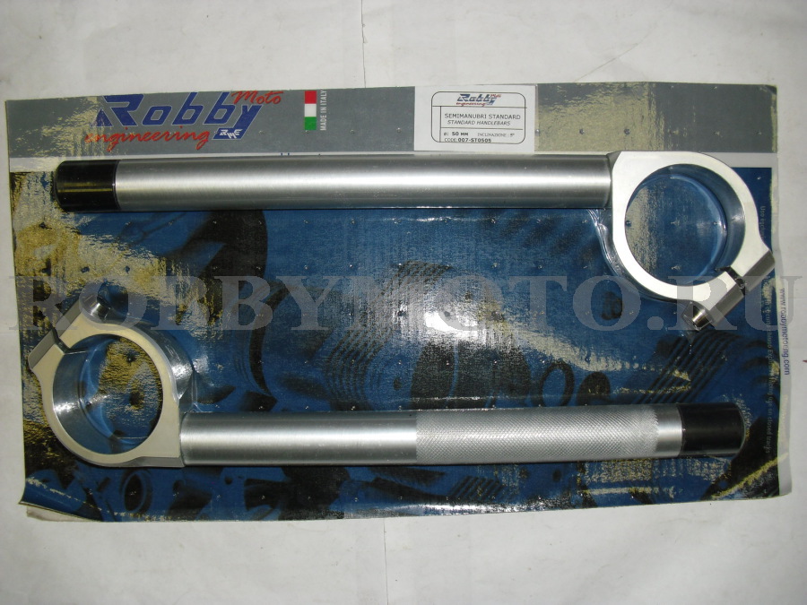 007-ST0505-A - стандартные клипоны RobbyMotoEngineering, алюминий 6082, наклон 5 или 10 градусов, вес 530гр.