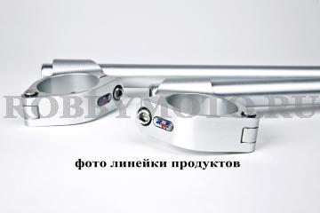 005-END515-A - спциализированные клипоны RobbyMotoEngineering для гонок на выносливость Эндуранс, алюминий 6082, наклон 5 градусов, вес 670гр, съем хомута без съема траверсы.