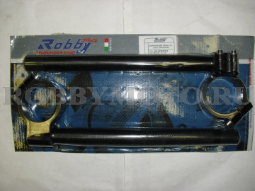 005-SPX0505-N - укрепленные спортивные клипоны RobbyMotoEngineering для гонок, алюминий 6082, наклон 5 или 10 градусов, вес 735гр.